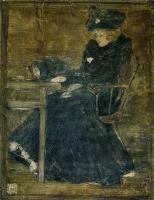 Prendergast, Maurice Brazil - Seated Woman in Blue